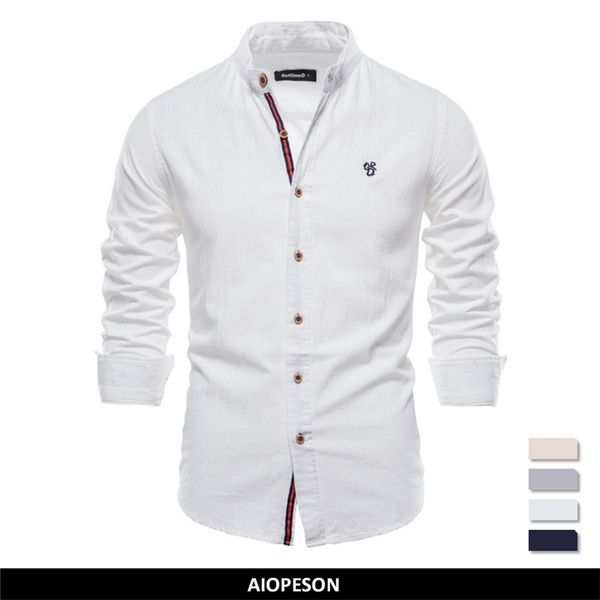 men's casual shirts aiopeson spring cotton social shirt men solid color long sleeve shirt for men lapel casual social men's shirts, White;black
men's casual shirts aiopeson spring cotton social shirt men solid color long sleeve shirt for men lapel casual social men's shirts, White;black