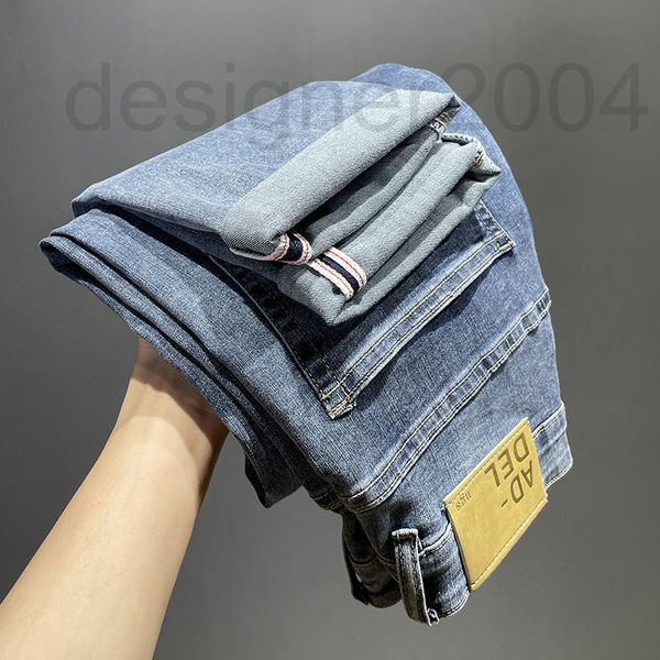 men's jeans designer spring and summer 2022 thin jeans men's pants fashion brand slim fit small feet elastic capris lcfv, Blue
men's jeans designer spring and summer 2022 thin jeans men's pants fashion brand slim fit small feet elastic capris lcfv, Blue