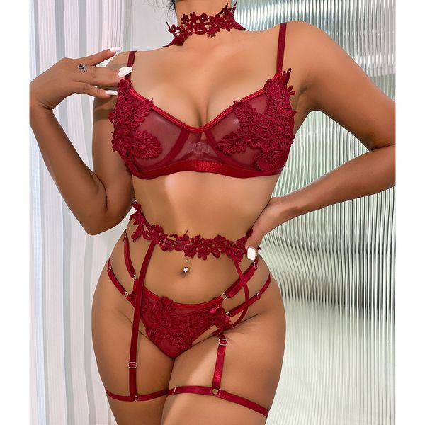new water-soluble lingerie with lace mesh perspective with steel ring underwear, Red;black
new water-soluble lingerie with lace mesh perspective with steel ring underwear, Red;black