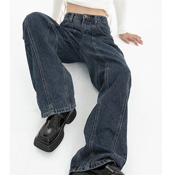 women's jeans dark blue womens jeans high waist vintage straight baggy denim pants streetwear american style fashion wide leg denim tro
women's jeans dark blue womens jeans high waist vintage straight baggy denim pants streetwear american style fashion wide leg denim tro
