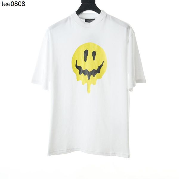 home balencaigass 22 year summer ghost finger embroidery loose short sleeve paris dissolved smiling face t-shirt printed men's and wome, White
home balencaigass 22 year summer ghost finger embroidery loose short sleeve paris dissolved smiling face t-shirt printed men's and wome, White