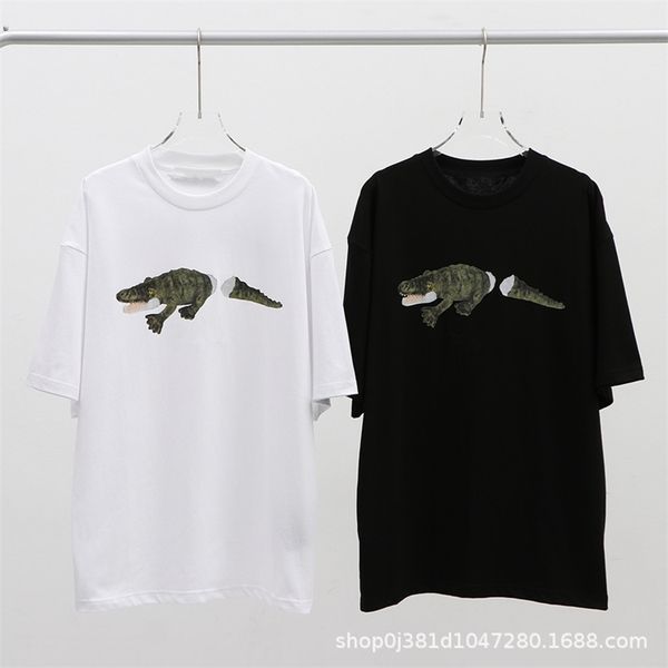 palms/angels designer tees mens ss tshirts summer new tide brand broken tail crocodile short sleeve loose round neck printed tshirt for men, White;black
palms/angels designer tees mens ss tshirts summer new tide brand broken tail crocodile short sleeve loose round neck printed tshirt for men, White;black