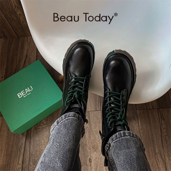 boots beautoday ankle boots women synthetic leather side zip round toe mixed color sole punk ladies chunky heel winter shoes 04439 220908, Black
boots beautoday ankle boots women synthetic leather side zip round toe mixed color sole punk ladies chunky heel winter shoes 04439 220908, Black