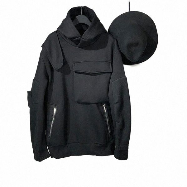 men's hoodies & sweatshirts men's hoodies & sweatshirts long sleeve hoodie winter dark high neck zipper personality stitching desi, Black
men's hoodies & sweatshirts men's hoodies & sweatshirts long sleeve hoodie winter dark high neck zipper personality stitching desi, Black