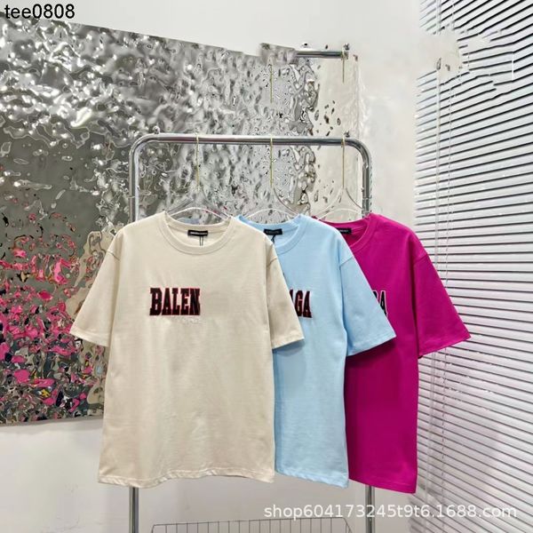22ss summer fashion brand new balencaigass home simple letter embroidery t-shirt loose casual men and women lovers short sleeve, White
22ss summer fashion brand new balencaigass home simple letter embroidery t-shirt loose casual men and women lovers short sleeve, White