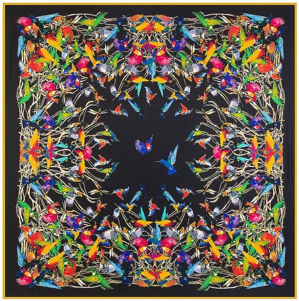 joker black square twill women animal print scarf foulard femme echarpe en soie bird large silk scarves drop 130130cm, Blue;gray
joker black square twill women animal print scarf foulard femme echarpe en soie bird large silk scarves drop 130130cm, Blue;gray