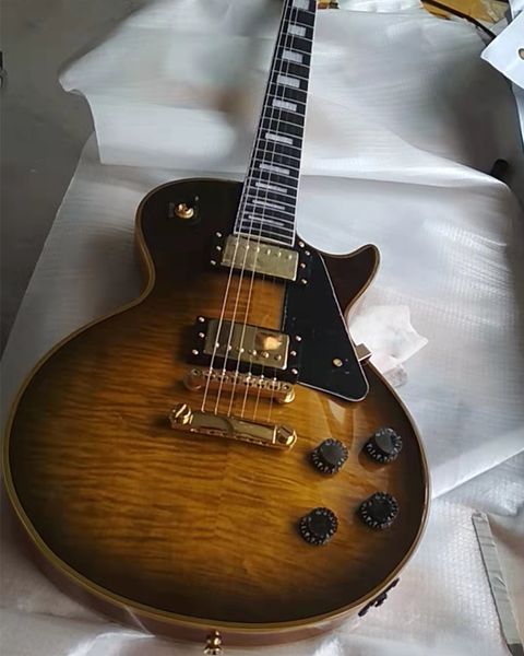 acey guitar store oem guitar ebony fretboard flamed custom electric guitar with fret nibs
acey guitar store oem guitar ebony fretboard flamed custom electric guitar with fret nibs