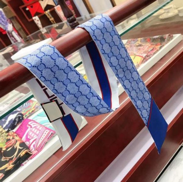 two color style fashion 100 women silk scarf 1207cm bag headband purse str, Blue;gray
two color style fashion 100 women silk scarf 1207cm bag headband purse str, Blue;gray