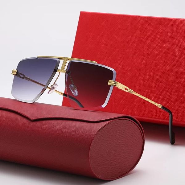 luxury sunglasses for men women vintage rimless pilot fashion gradient sun glasses metal square shades uv400 eyewear, White;black
luxury sunglasses for men women vintage rimless pilot fashion gradient sun glasses metal square shades uv400 eyewear, White;black