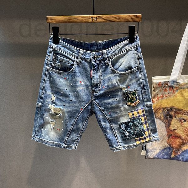 men's shorts designer high end quality personality fashion patch embroidered ruffian handsome brand cowboy shorts men's pants with, White;black
men's shorts designer high end quality personality fashion patch embroidered ruffian handsome brand cowboy shorts men's pants with, White;black