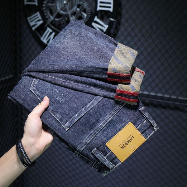 men's jeans designer dark blue jeans men's spring and autumn 2021 new korean fashion high-end elastic hole fitting small foot long
men's jeans designer dark blue jeans men's spring and autumn 2021 new korean fashion high-end elastic hole fitting small foot long