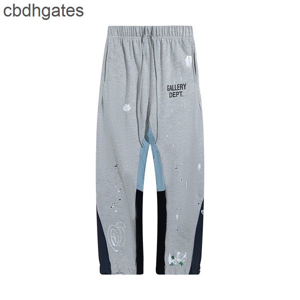 streetwear designer pants galleryss dept pant hoodies autumn winter graffiti letter men's women's loose casual leggings splicing 1, Black 
streetwear designer pants galleryss dept pant hoodies autumn winter graffiti letter men's women's loose casual leggings splicing 1, Black