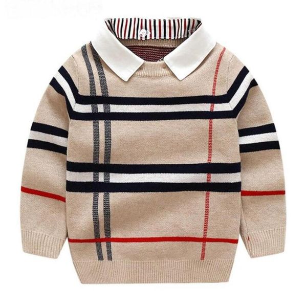 autumn warm wool boys sweater puller plaid children knitwear toddler cotton winter 2-7y kids fashion outerwear247f, Blue
autumn warm wool boys sweater puller plaid children knitwear toddler cotton winter 2-7y kids fashion outerwear247f, Blue