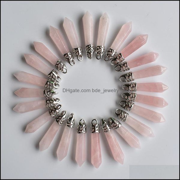 charms natural stone pink hexagonal pillar charms pendum rose quartz chakra handmade sier color pendants for jewelry mak dhseller2010 dhonm, Bronze;silver
charms natural stone pink hexagonal pillar charms pendum rose quartz chakra handmade sier color pendants for jewelry mak dhseller2010 dhonm, Bronze;silver