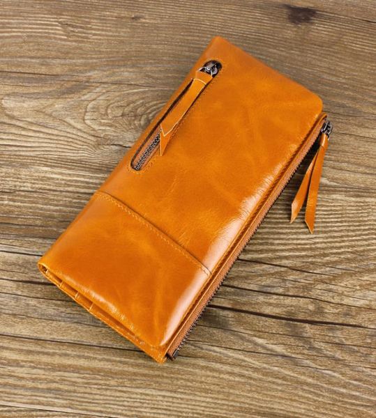 dudini fashion genuine leather women wallet female fashion real cowhide wallet long design clutch double zipper female purse, Red;black
dudini fashion genuine leather women wallet female fashion real cowhide wallet long design clutch double zipper female purse, Red;black