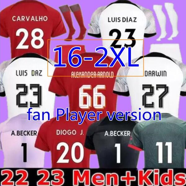 luis diaz darwin soccer jerseys 2022-23 carvalho elliott home red away fan player version football shirts men kids soccer trainning kit up t, Black;yellow
luis diaz darwin soccer jerseys 2022-23 carvalho elliott home red away fan player version football shirts men kids soccer trainning kit up t, Black;yellow