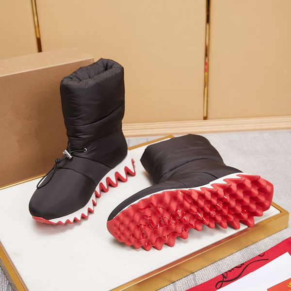 couple's fashion winter ankle boots imported encrypted cold proof down fabric wear resistance skid prevention comfortable foot feeling, Black
couple's fashion winter ankle boots imported encrypted cold proof down fabric wear resistance skid prevention comfortable foot feeling, Black