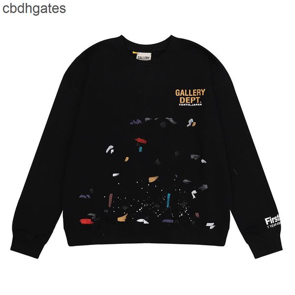 hoodies pure fashion sweaters designer galleryes streetwear dept limited ink splashing printing cotton high gram weight round neck sweater f, Black
hoodies pure fashion sweaters designer galleryes streetwear dept limited ink splashing printing cotton high gram weight round neck sweater f, Black