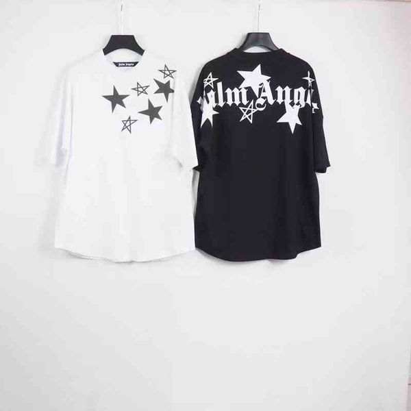 palm angle mens womens designer t shirts trendy pa bat sleeve drop shoulder black and white star big letter print short couple double t-shir, White;black
palm angle mens womens designer t shirts trendy pa bat sleeve drop shoulder black and white star big letter print short couple double t-shir, White;black