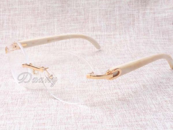 selling highquality luxury round frame 8100903 natural white horns glasses fashion personalized leisure glasses size541814, Silver
selling highquality luxury round frame 8100903 natural white horns glasses fashion personalized leisure glasses size541814, Silver