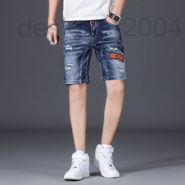 men's shorts designer summer american perforated pants men's fashion street printing washed brand dkb5, White;black
men's shorts designer summer american perforated pants men's fashion street printing washed brand dkb5, White;black