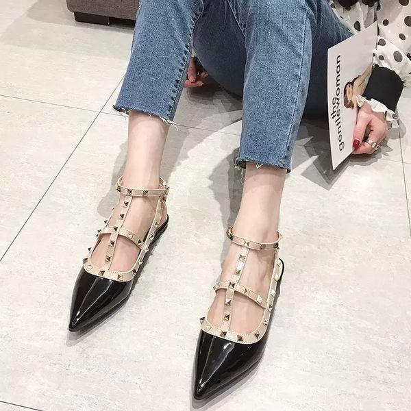 sandals bwb stylish flats women ankle strap fashion ladies pointed toe summer women's shoes, Black
sandals bwb stylish flats women ankle strap fashion ladies pointed toe summer women's shoes, Black