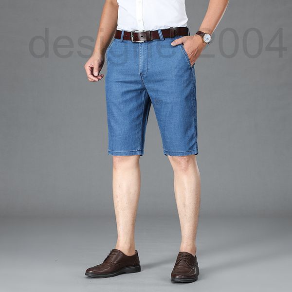 men's jeans designer summer thin jeans business pants men's half loose straight elastic casual knee length j8ly, Blue
men's jeans designer summer thin jeans business pants men's half loose straight elastic casual knee length j8ly, Blue