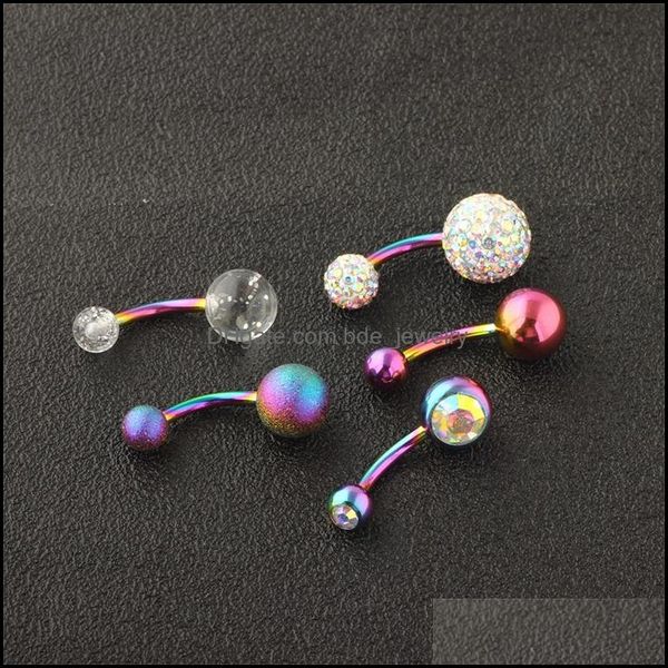 navel bell button rings stainless belly button rings piercings ombligo navel piercing earring rainbow body jewelry bdejewelry dhmp5, Silver
navel bell button rings stainless belly button rings piercings ombligo navel piercing earring rainbow body jewelry bdejewelry dhmp5, Silver
