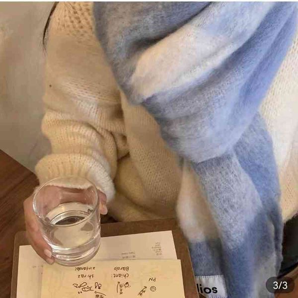designer scarf acne sweden studios ac alpaca high appearance academic style lazy, Blue;gray
designer scarf acne sweden studios ac alpaca high appearance academic style lazy, Blue;gray