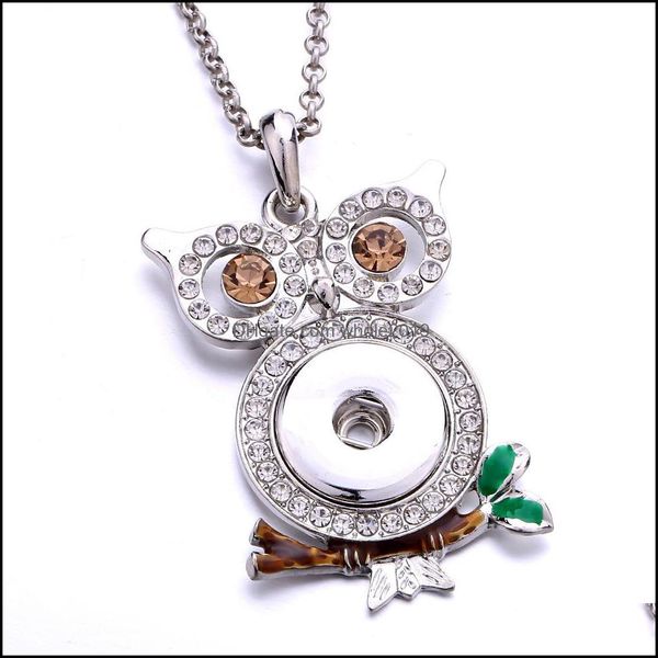pendant necklaces snap button jewelry rhinestone gold sier owl shape pendant fit 18mm snaps buttons necklace for women m dhseller2010 dh4oo, Silver
pendant necklaces snap button jewelry rhinestone gold sier owl shape pendant fit 18mm snaps buttons necklace for women m dhseller2010 dh4oo, Silver