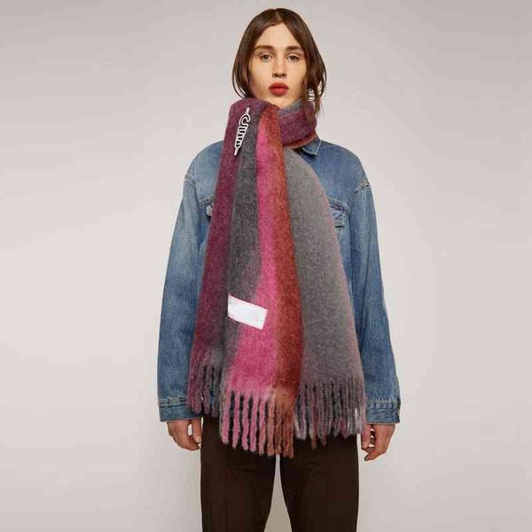 designer scarf acne sweden studios new 2022 autumn winter ac same imitation cashmere fashion personalized gradient warm and cold outdoor sha, Blue;gray
designer scarf acne sweden studios new 2022 autumn winter ac same imitation cashmere fashion personalized gradient warm and cold outdoor sha, Blue;gray