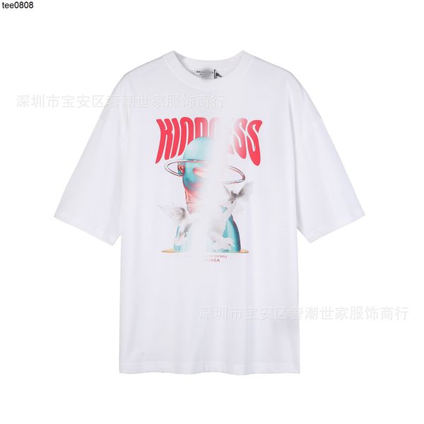 nanyou quality 2022 spring and summer balencaigass home one to one three standard full short sleeve t-shirt loose casual simple couple botto, White
nanyou quality 2022 spring and summer balencaigass home one to one three standard full short sleeve t-shirt loose casual simple couple botto, White