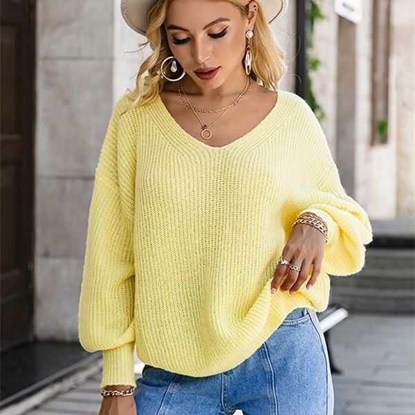 womens knits tees minimalist v neck women thin sweater casual lantern sleeve loose yellow color jumper office soft female knitted pullover 2, White
womens knits tees minimalist v neck women thin sweater casual lantern sleeve loose yellow color jumper office soft female knitted pullover 2, White