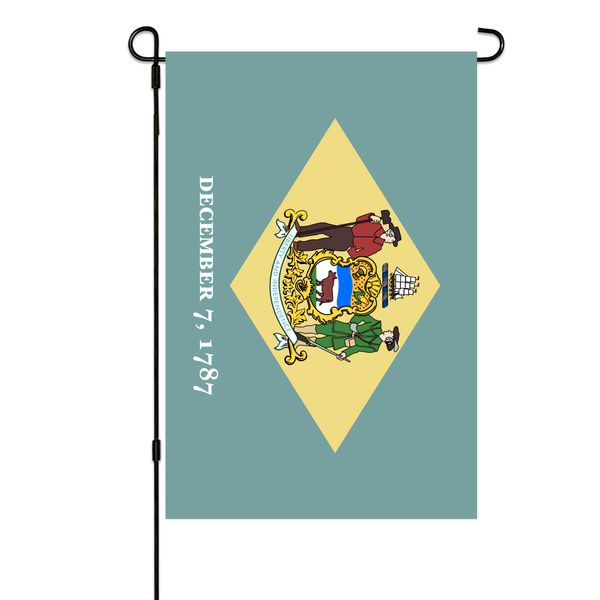 delaware state garden flags 30x45cm vertical double sided outdoor welcome banner for yard outdoor decor
delaware state garden flags 30x45cm vertical double sided outdoor welcome banner for yard outdoor decor