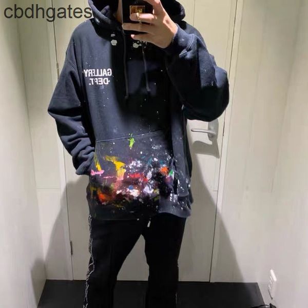 streetwear correct sweaters dept designer galleryes version of splash ink graffiti washed high street men's women's loose long sle, Black
streetwear correct sweaters dept designer galleryes version of splash ink graffiti washed high street men's women's loose long sle, Black