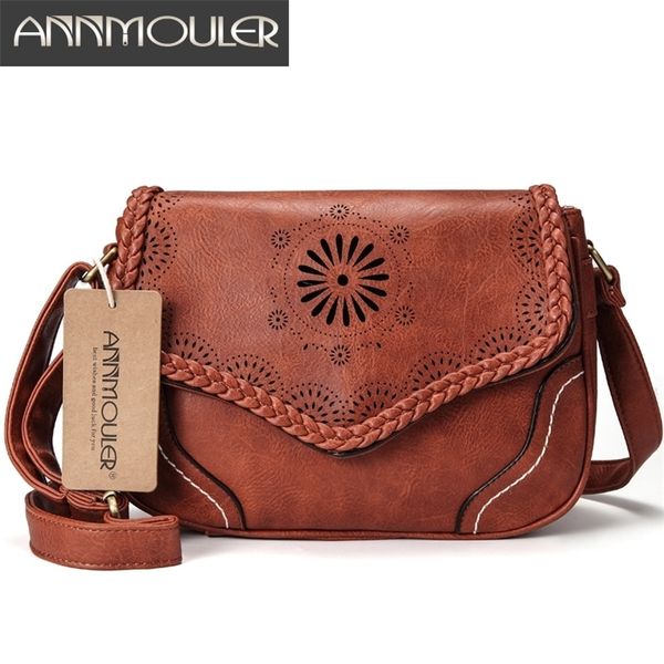evening bags annmouler brand women shoulder vintage pu leather crossbody hollow out ladies satchel brown retro handbag for girls 220908
evening bags annmouler brand women shoulder vintage pu leather crossbody hollow out ladies satchel brown retro handbag for girls 220908