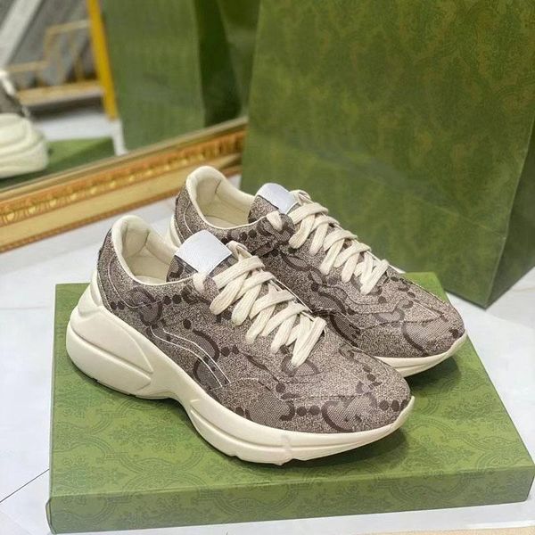 2022 new sneakers shoes designer rhyton casual 1 genuine leather thick soled mens women dad sneaker letters vintage chaussures lace-up i gop, Black
2022 new sneakers shoes designer rhyton casual 1 genuine leather thick soled mens women dad sneaker letters vintage chaussures lace-up i gop, Black