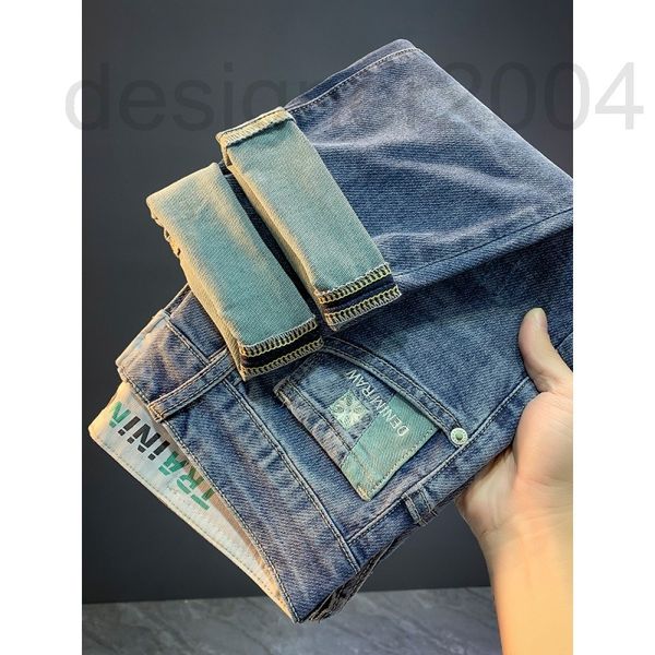 men's jeans designer 2022 spring and summer new jeans men's fashion brand high-end embroidery versatile elastic slim pants korean, Blue
men's jeans designer 2022 spring and summer new jeans men's fashion brand high-end embroidery versatile elastic slim pants korean, Blue