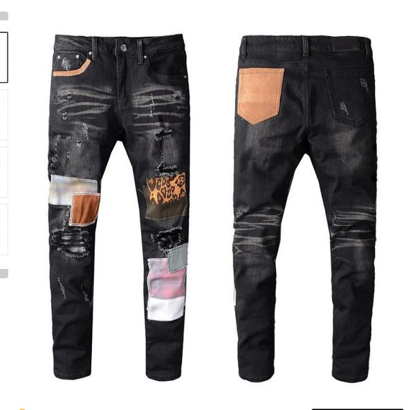 2022 mens designer jeans fashion denim pants for male skinny ripped stretch slim fit jean beam foot trousers, Blue
2022 mens designer jeans fashion denim pants for male skinny ripped stretch slim fit jean beam foot trousers, Blue