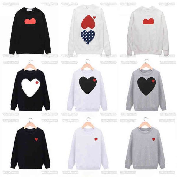 designer cdgs classic hoodie fashion play little red peach heart printed mens and womens sweater round neck t shirt, Black
designer cdgs classic hoodie fashion play little red peach heart printed mens and womens sweater round neck t shirt, Black