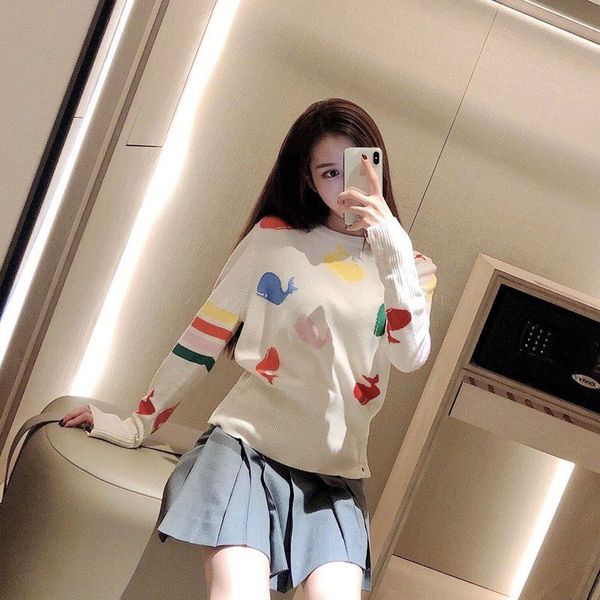 new women girl fall winter sweaters cardigans full sleeve knitted sweaters v neck basic knitwear rainbow jacket loose pullover fish style, White;black
new women girl fall winter sweaters cardigans full sleeve knitted sweaters v neck basic knitwear rainbow jacket loose pullover fish style, White;black