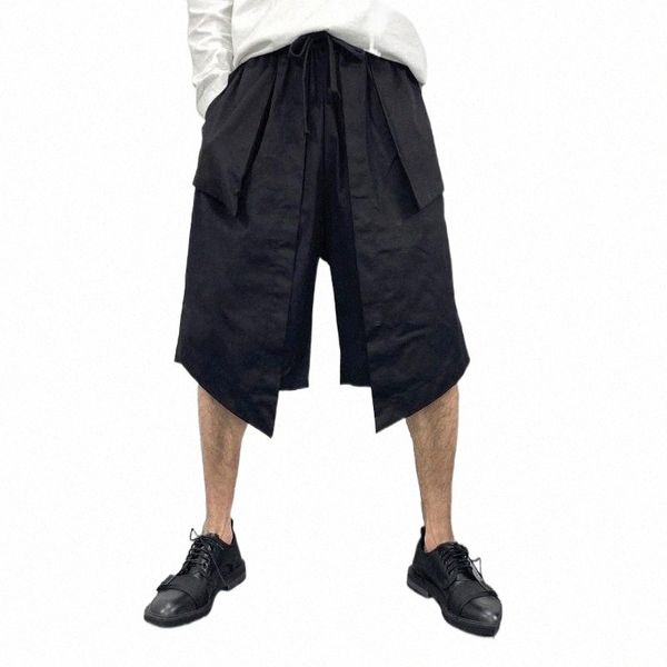 men's shorts men's shorts summer original fashion dark black irregular side loose fake two pieces harlan street style personality, White;black
men's shorts men's shorts summer original fashion dark black irregular side loose fake two pieces harlan street style personality, White;black