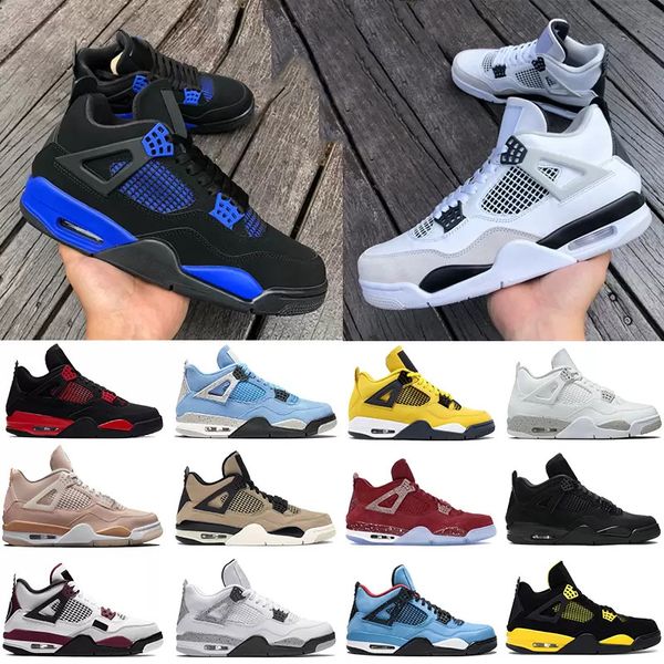 with box designer 4 basketball shoes 4s military black cat sail red thunder white oreo cactus jack blue university infrared cool grey for me
with box designer 4 basketball shoes 4s military black cat sail red thunder white oreo cactus jack blue university infrared cool grey for me