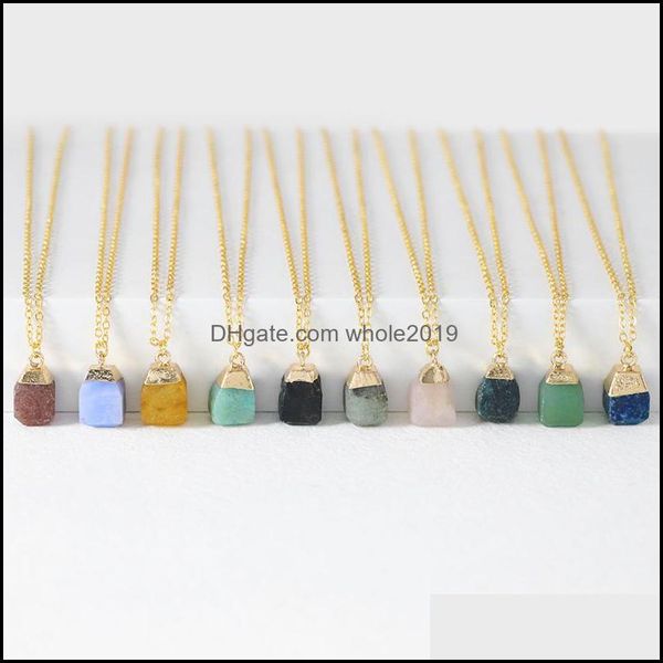 pendant necklaces natural geometric stone pendant necklace for women men black tourmaline agates quartz gold color chain dhseller2010 dh9o4, Silver
pendant necklaces natural geometric stone pendant necklace for women men black tourmaline agates quartz gold color chain dhseller2010 dh9o4, Silver