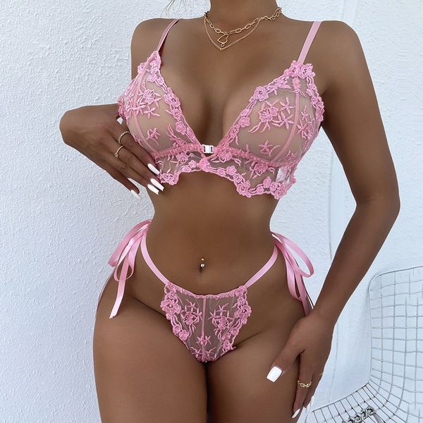 new lace lace lingerie t pant embroidered hollow tape underwear for women, Red;black
new lace lace lingerie t pant embroidered hollow tape underwear for women, Red;black