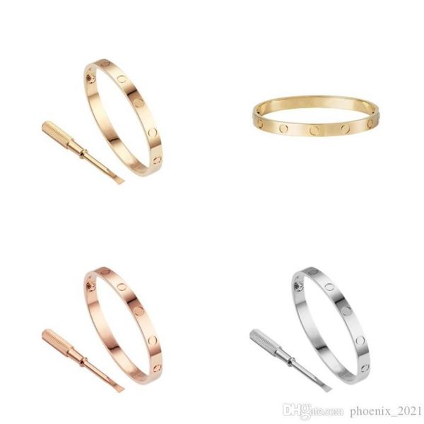 love screw bracelet designer bracelets luxury jewelry women bangle classic 5 0 titanium steel alloy gold-plated craft gold silver 227s, Black
love screw bracelet designer bracelets luxury jewelry women bangle classic 5 0 titanium steel alloy gold-plated craft gold silver 227s, Black
