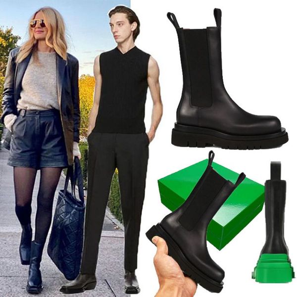 women man bottega classic black boots luxury tire lean leather chelsea women's booties men lug platform chunky shoes lady knight high-t
women man bottega classic black boots luxury tire lean leather chelsea women's booties men lug platform chunky shoes lady knight high-t