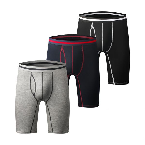 mens designer underpants cotton boxers lengthened underwear breathable sports boxer, Black;white
mens designer underpants cotton boxers lengthened underwear breathable sports boxer, Black;white