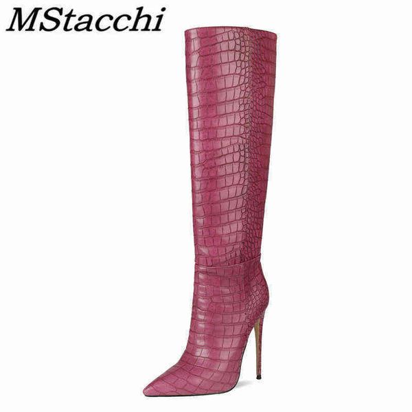 boots mstacchi custom colors pointed women high heel boots solid color crocodile pattern fine rubber sole madam shoes botas mujer 220729, Black
boots mstacchi custom colors pointed women high heel boots solid color crocodile pattern fine rubber sole madam shoes botas mujer 220729, Black