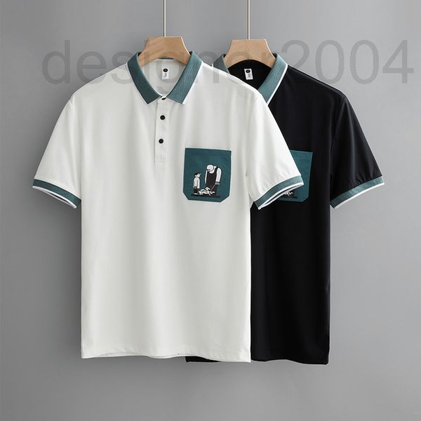 men's polos designer patch pocket decoration summer polo shirt men's short sleeve fashion brand contrast color lapel high-end t-sh, White;black
men's polos designer patch pocket decoration summer polo shirt men's short sleeve fashion brand contrast color lapel high-end t-sh, White;black
